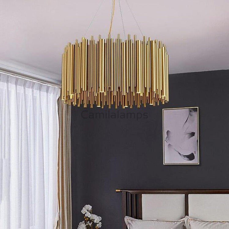 Viola Stainless Steel Chandelier - Camilalamps - Ca-1a-1409