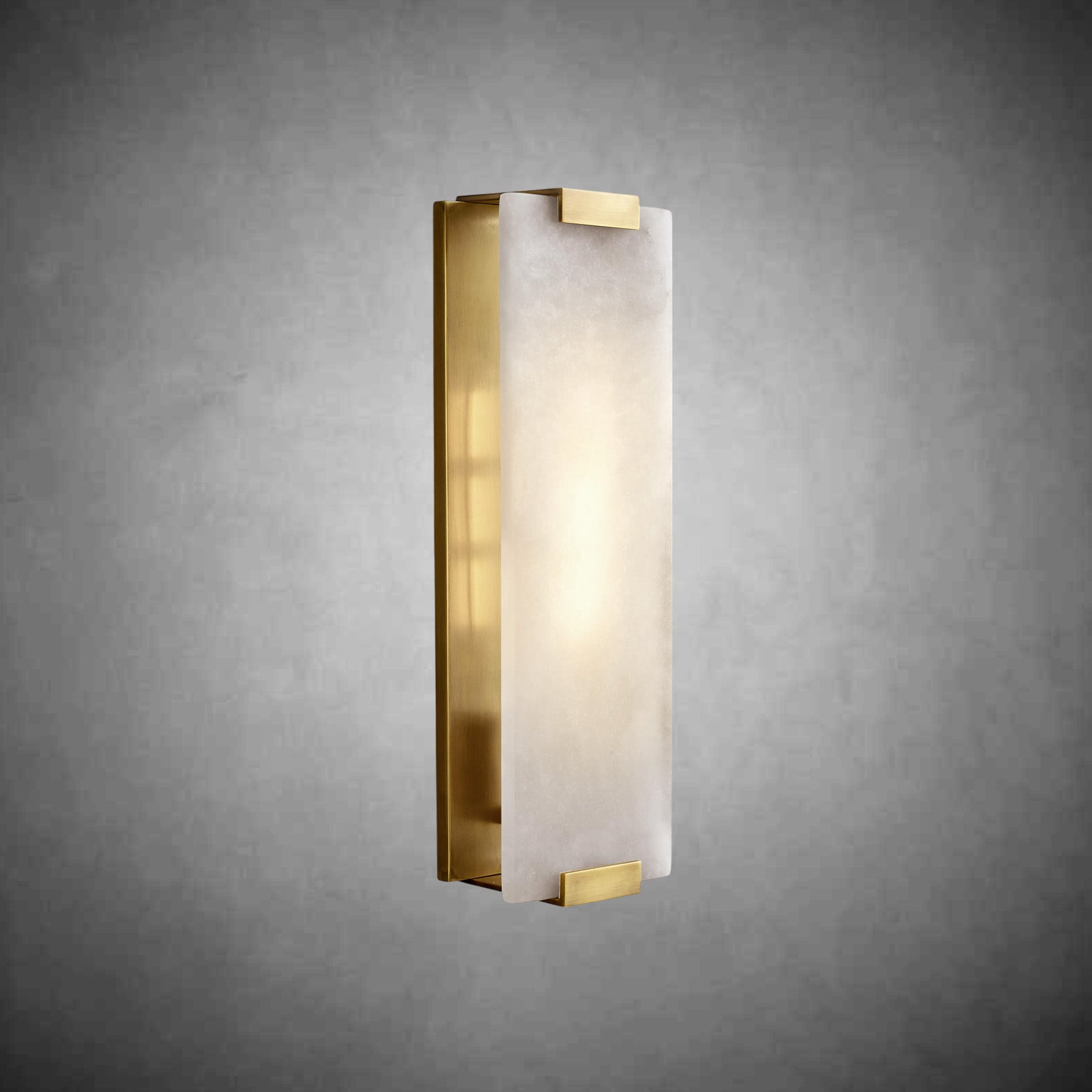 Visual Hand - Carved Alabaster Sconce - Camilalamps - CAARHWS - 2561204