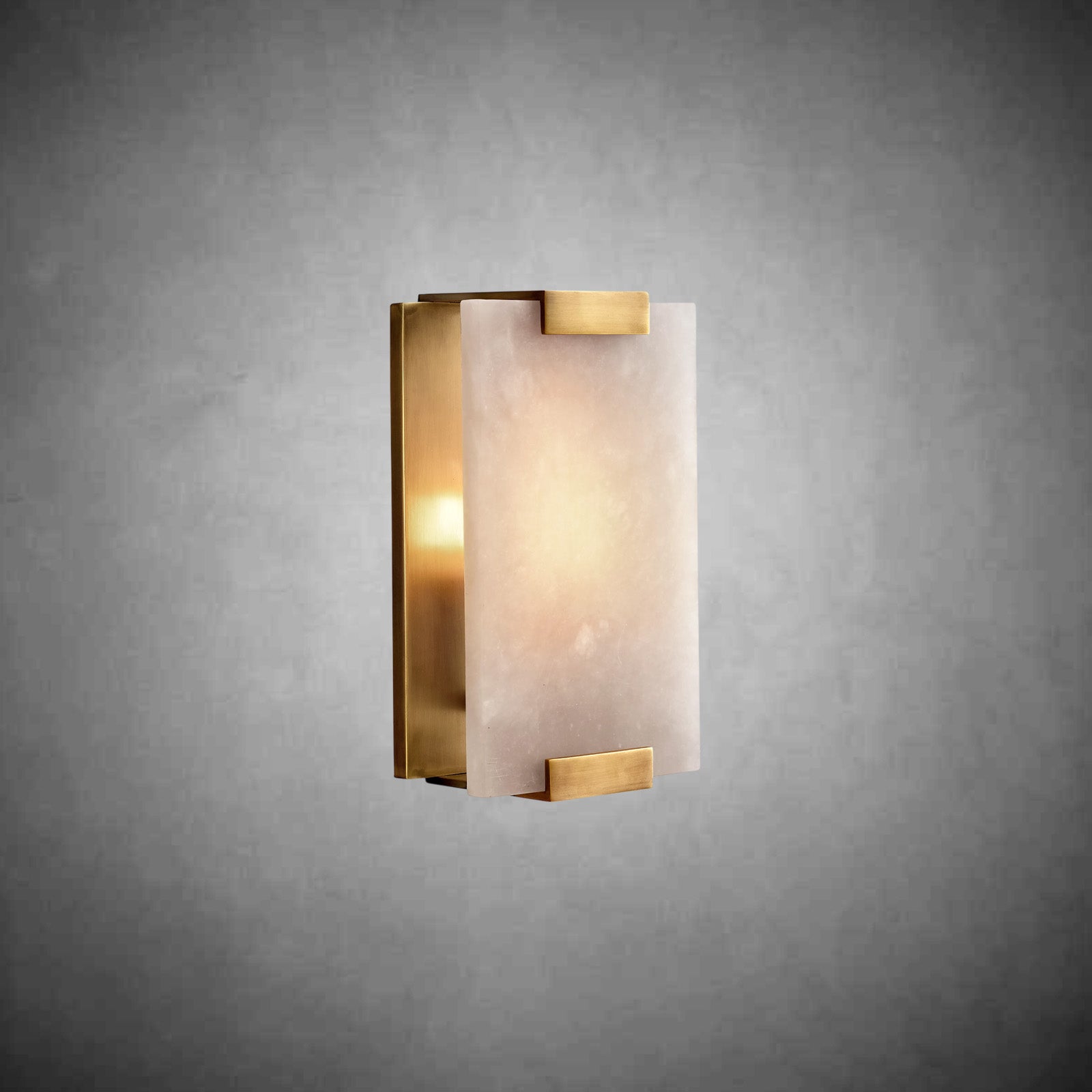 Visual Hand - Carved Alabaster Sconce - Camilalamps - CAARHWS - 2561203