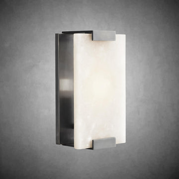 Visual Hand - Carved Alabaster Sconce - Camilalamps - CAARHWS - 2561205