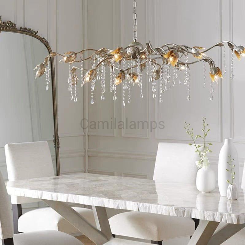 Viticcia Rectangular Chandelier 52" 61" 71" - Camilalamps - CA-636H407