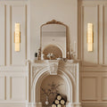 Wall Sconces, Alabaster Brass Wall Sconce, 20