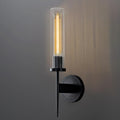 Wall Sconces Set of Two, 17.7'' Black Bathroom Wall Sconce Light with Glass Tube, 2 - Light Sconces Wall Lighting Over Mirror Vanity Wall Lights for Living Room, Hallway, Bedroom, Staircase - Camilalamps - B0CQN9TCRG