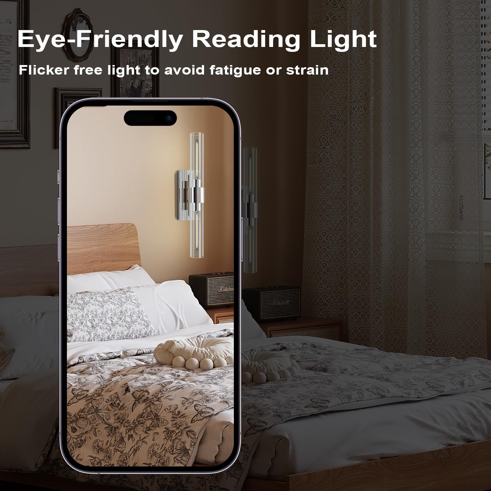 Wall Sconces Set of Two, Brass Wall Lights for Bathroom Vanity, 22.8" Gold Sconces 2 - Light, Indoor Brass Wall Sconces for Bathroom Mirror, Vanity, Bedroom, Living Room - Camilalamps - B0CJBZDVJD