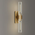 Wall Sconces Set of Two, Brass Wall Lights for Bathroom Vanity, 22.8