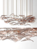 Wave Floating Leaf Chandelier - Camilalamps - VKC-1240524-101