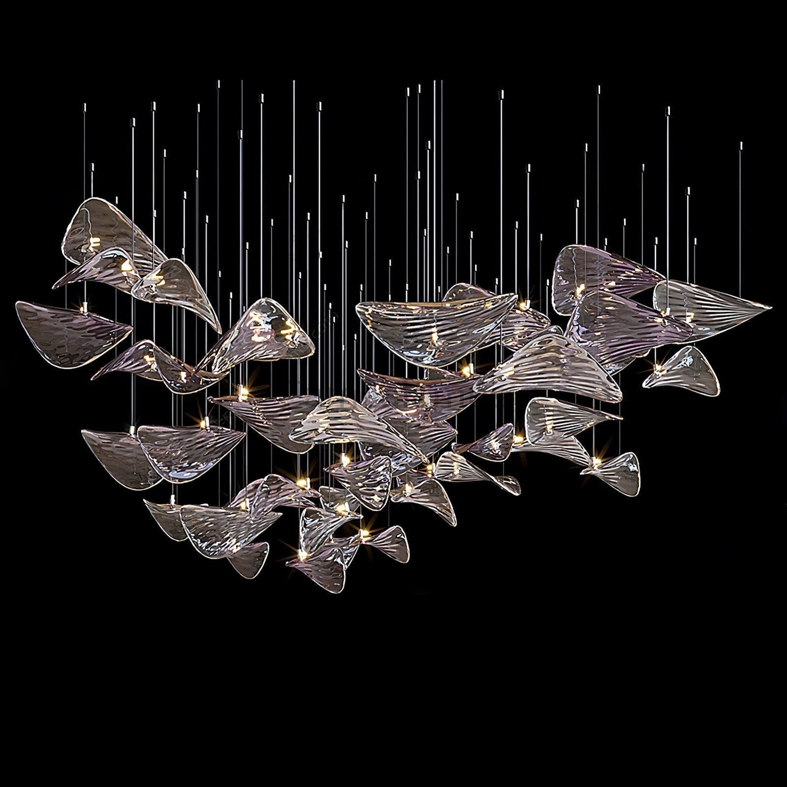 Wave Floating Leaf Chandelier - Camilalamps - VKC-1240524-101