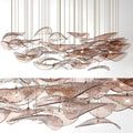 Wave Floating Leaf Chandelier - Camilalamps - VKC-1240524-101