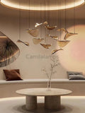 Wave Floating Leaf Chandelier - Camilalamps - VKC - 240524 - 01