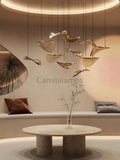 Wave Floating Leaf Chandelier - Camilalamps - VKC-1240524-101