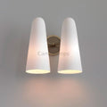White Glass Double Shade Wall Sconces - Camilalamps - CAM1719