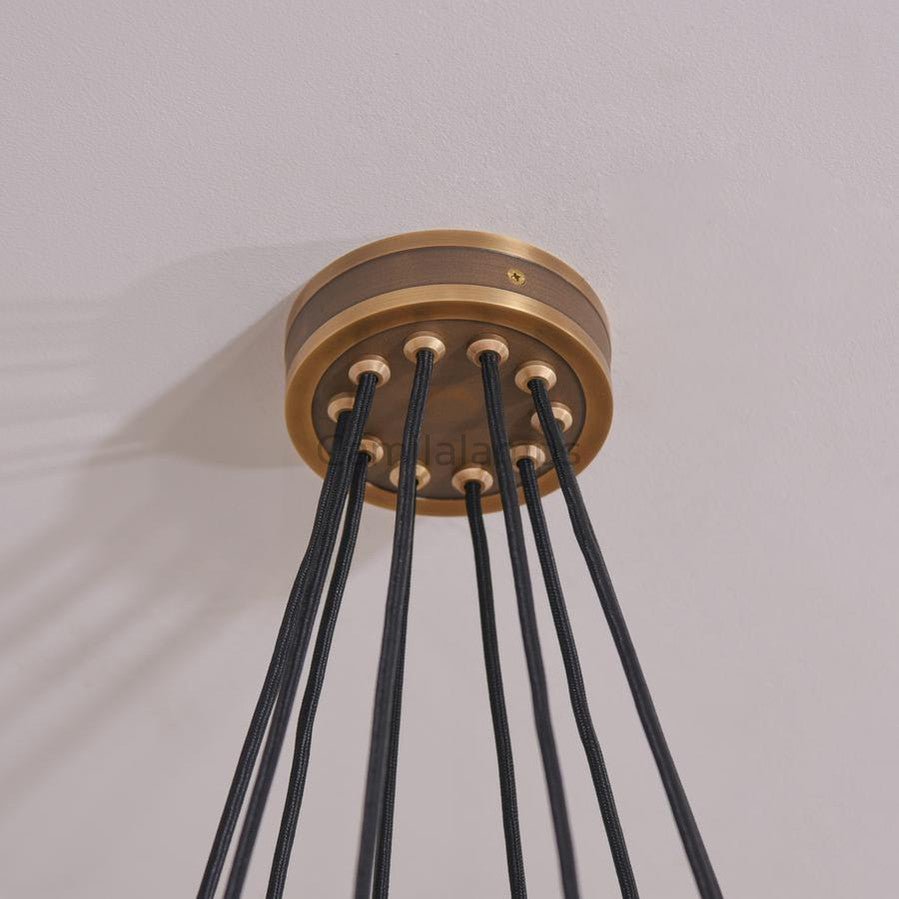 White Porcelain Round Chandelier 10 - Lights - Camilalamps - Ca-1C-116