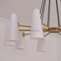 White Porcelain Round Chandelier 10 - Lights - Camilalamps - CA - C - 16