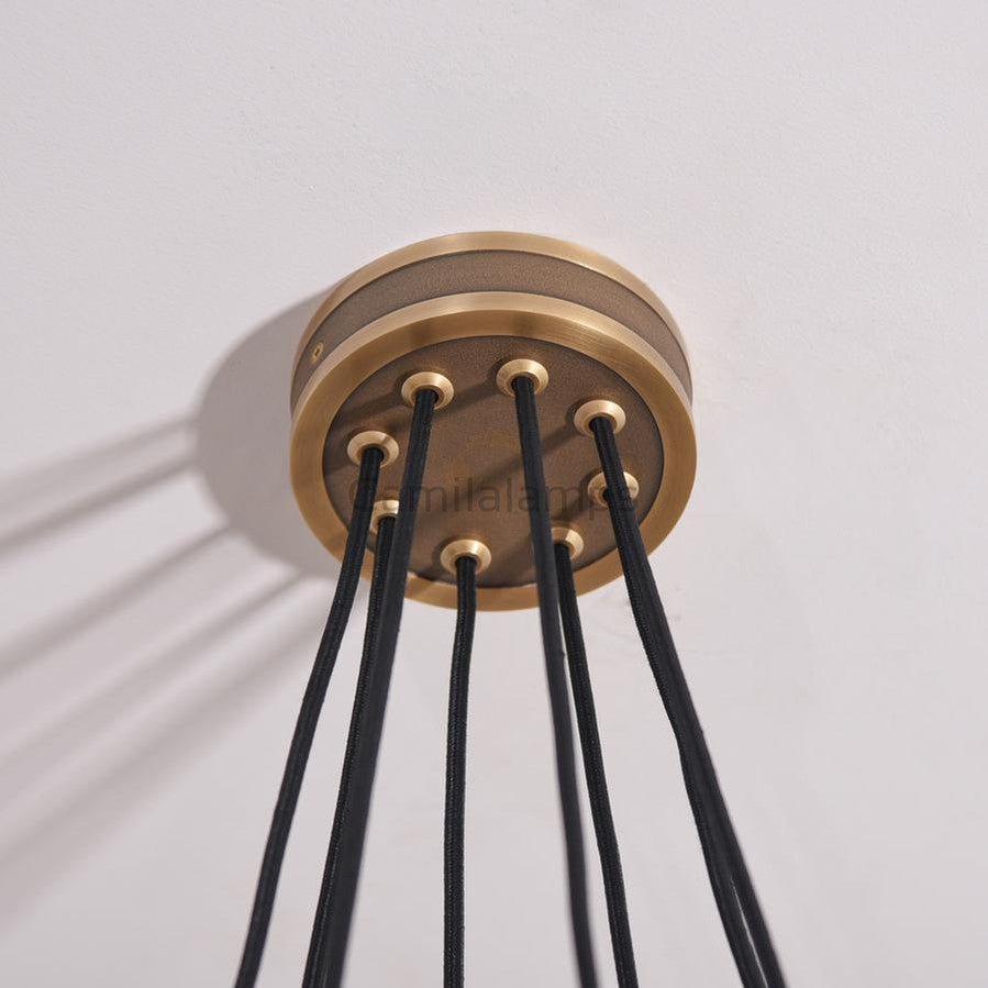 White Porcelain Round Chandelier 8 - Lights - Camilalamps - Ca-1C-117