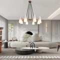 White Porcelain Round Chandelier 8 - Lights - Camilalamps - CA - C - 17