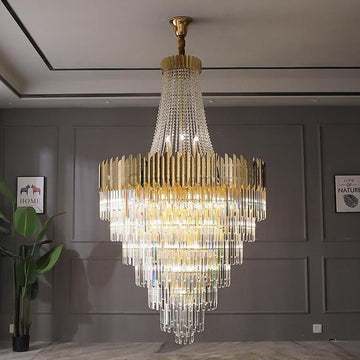 William Multi Tier Crystal Chandelier - Camilalamps - Ca-1a-1603