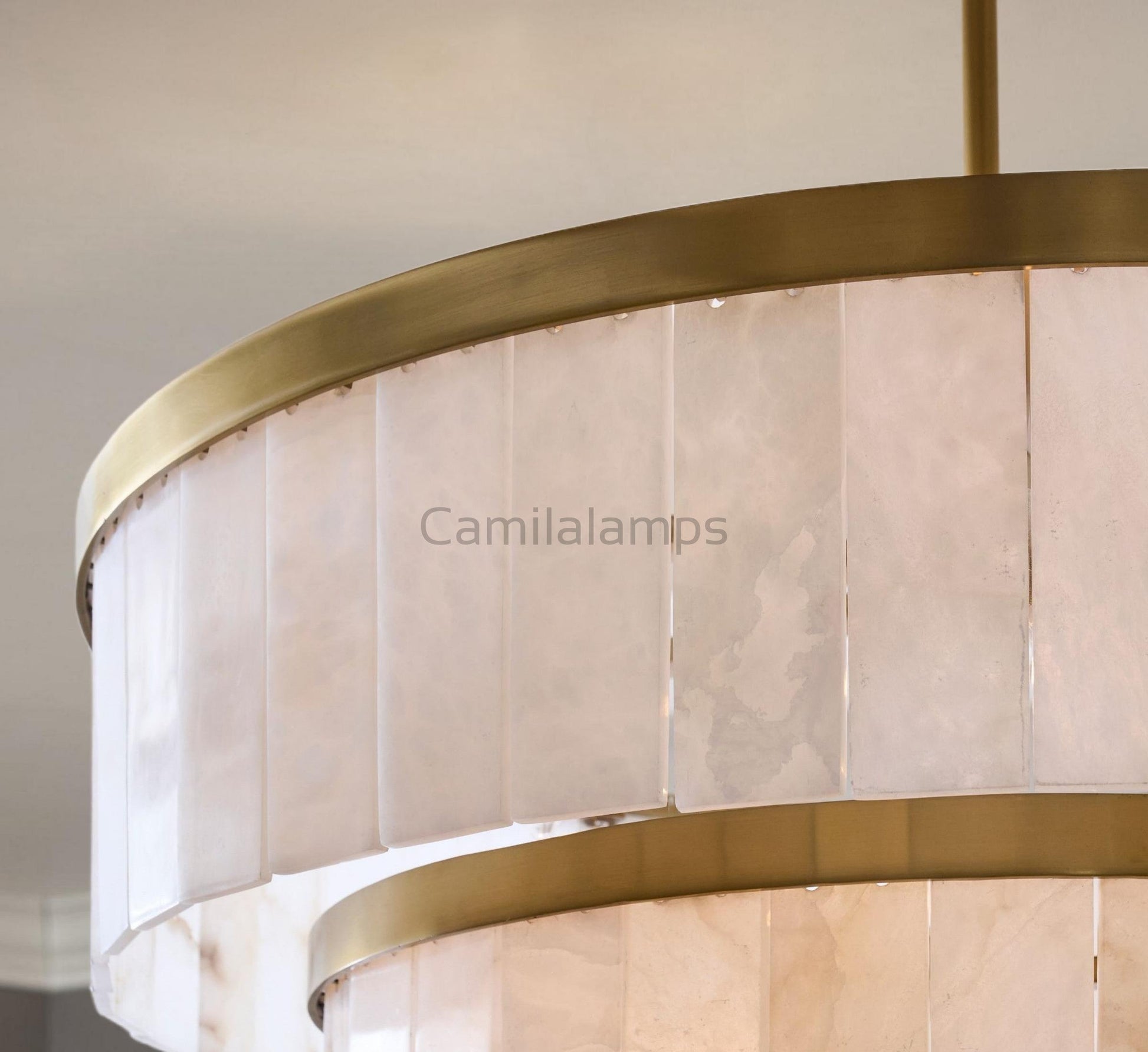 Windham Alabaster 3 Tier Chandelier - Camilalamps - Ca-1WL-1WINDHaC-102-13-1B