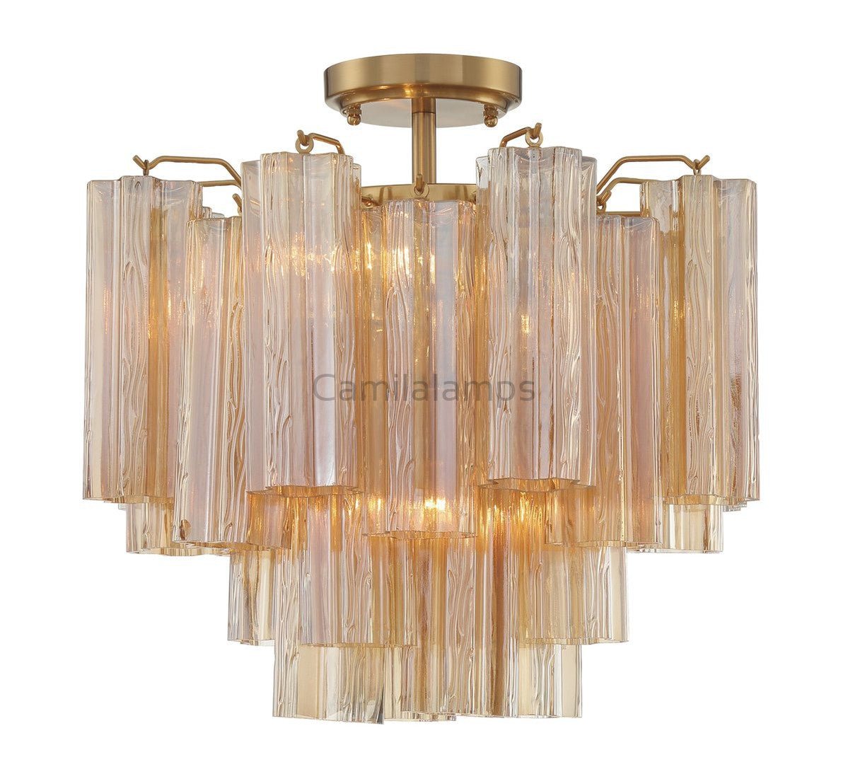Addis Semi - Flush Ceiling Mount 17''W - Camilalamps - CA - Addis - 101