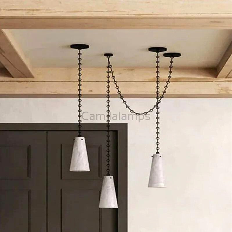 Yubi Alabaster Chandelier