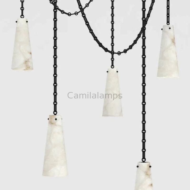 Yubi Alabaster Chandelier