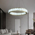 Yubiwa Alabaster Chandelier Light - Camilalamps - Yubiw - 879 - 23.6
