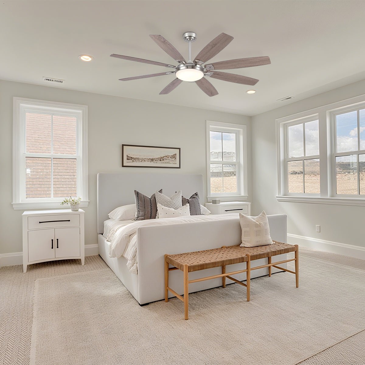 Zephyra Ceiling Fans with Lights 66" - Camilalamps - CA - FA7079