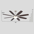 Zephyra Ceiling Fans with Lights 66