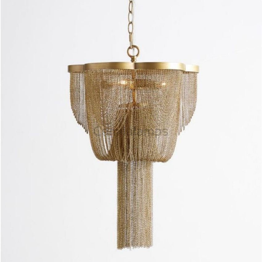 Zinnia Metal Chain Chandelier - Camilalamps - CaC-1ZI-101
