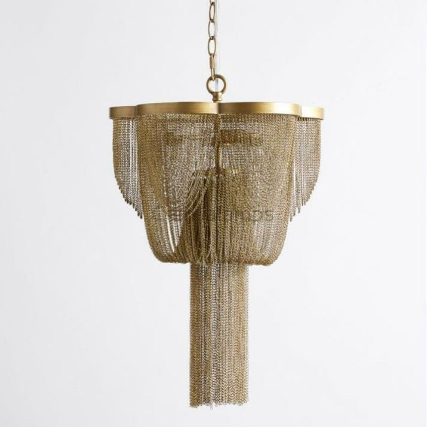 Zinnia Metal Chain Chandelier - Camilalamps - CaC-1ZI-101