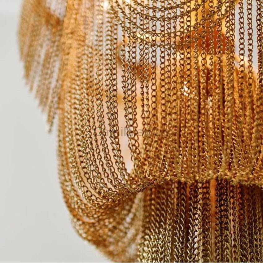 Zinnia Metal Chain Chandelier - Camilalamps - CAM - ZI - 01