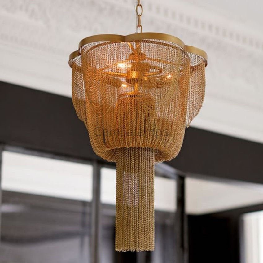 Zinnia Metal Chain Chandelier - Camilalamps - CAM - ZI - 01