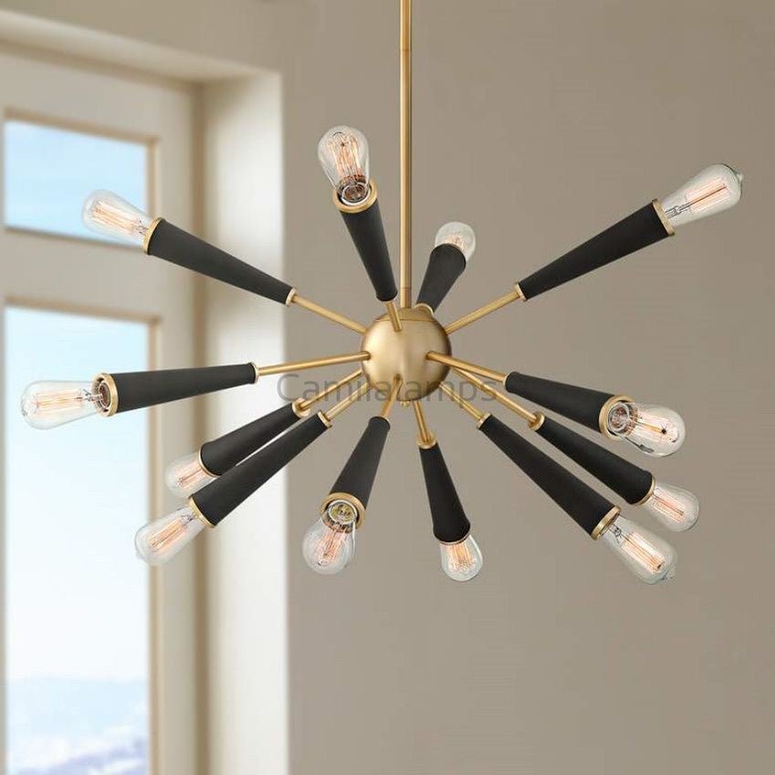 Zodiac Sputnik Chandelier 12 - Light - Camilalamps - CA - M - 163