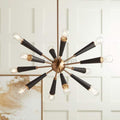 Zodiac Sputnik Chandelier 12 - Light - Camilalamps - CA - M - 163