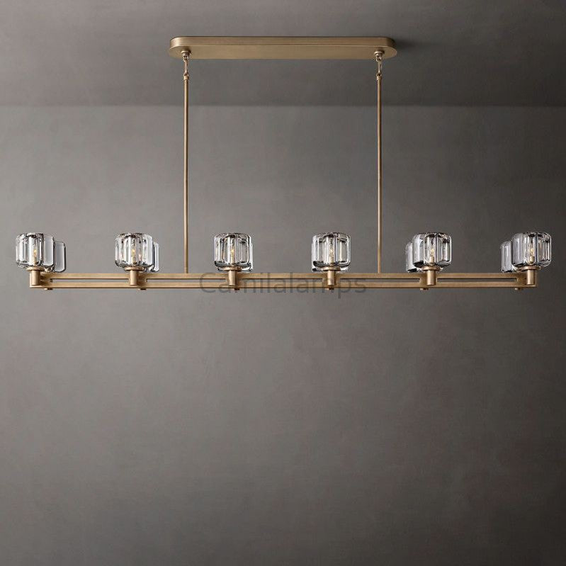 Demaket Double Linear Chandelier 72"